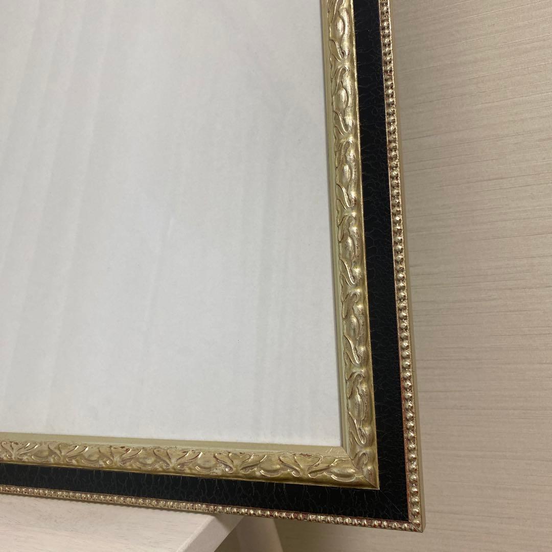 額縁　ゴールド額　金額縁　高級水彩額　絵画額縁　豪華　ポスター