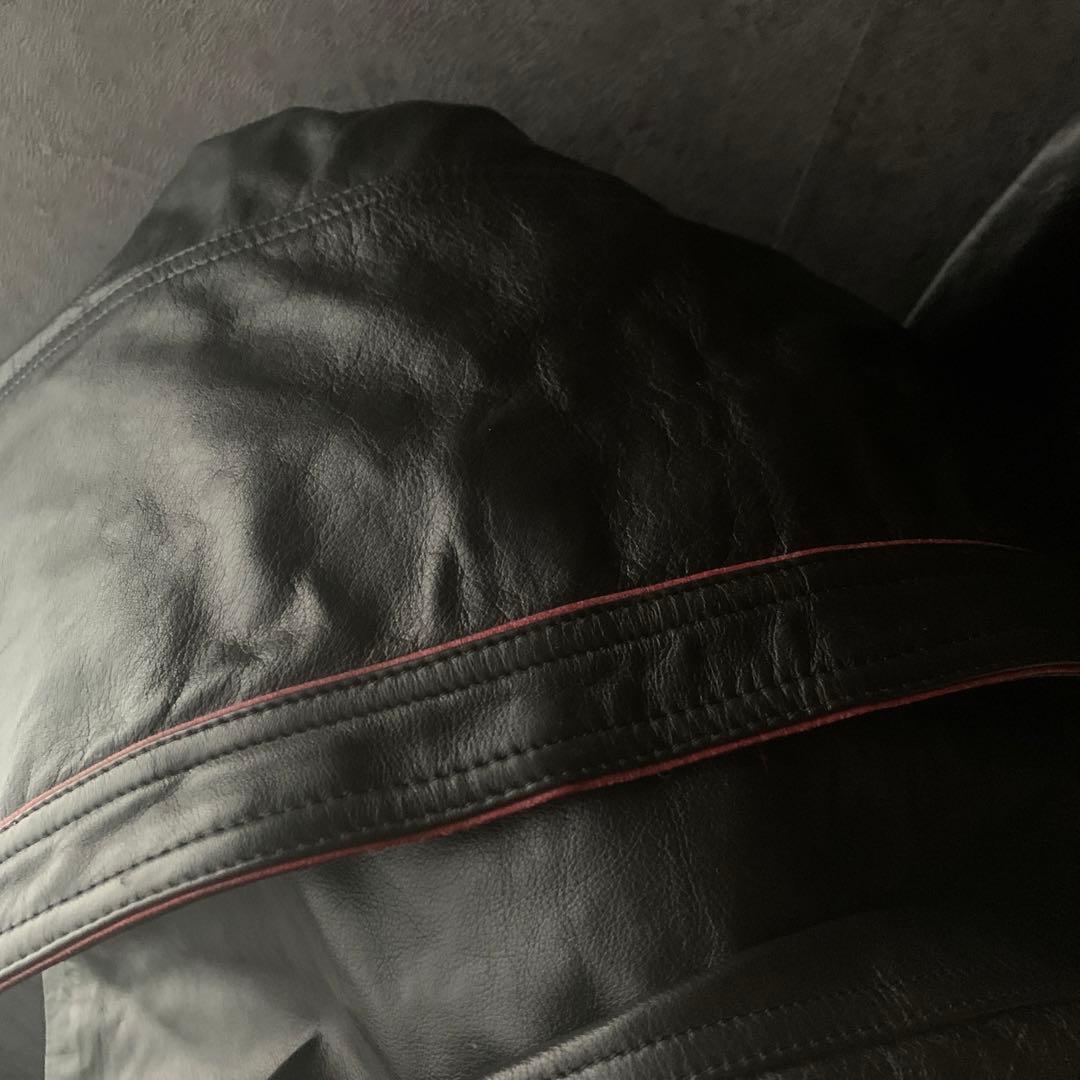 【入手困難】本革 レザー コート クイーンコート レトロ vintage 古着