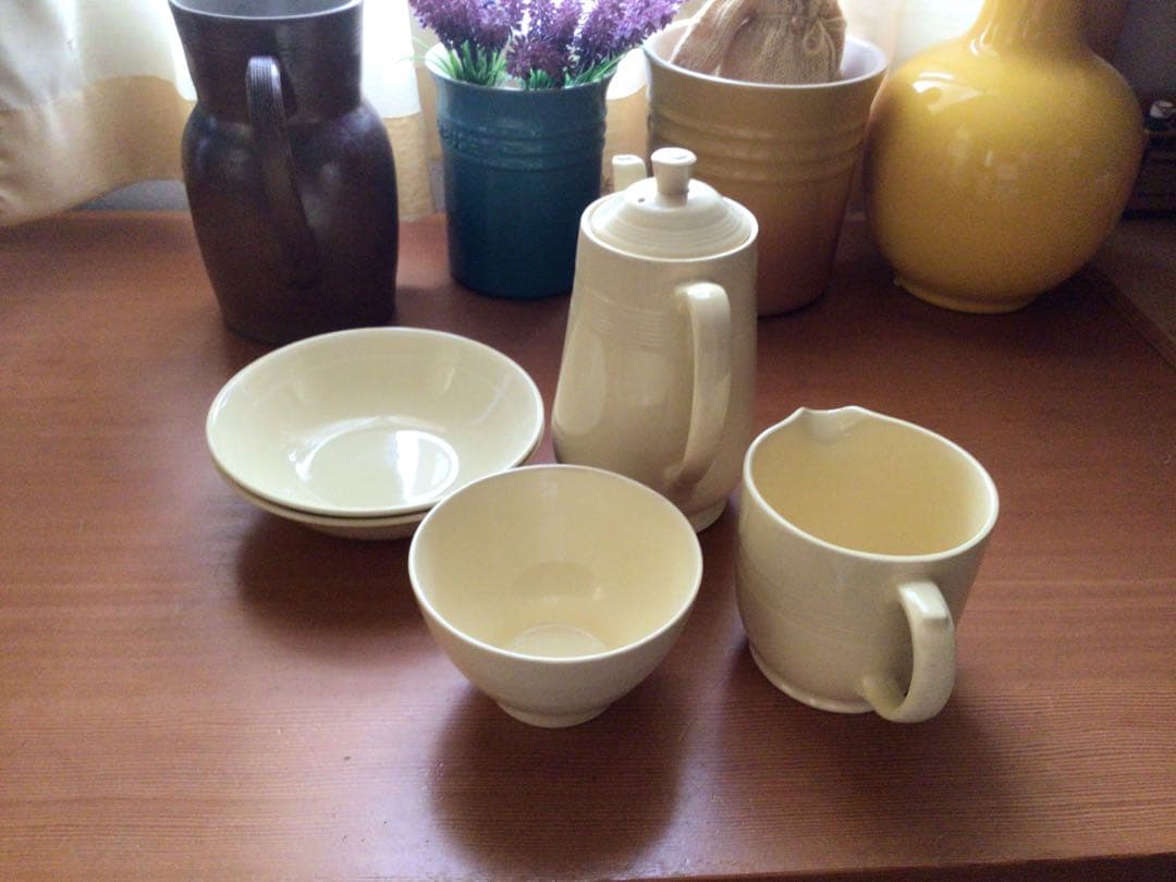 ⭕️⭕️《希少》英国 ウッズウェアwoods wareティーポットセット&ボウル⭕️⭕️