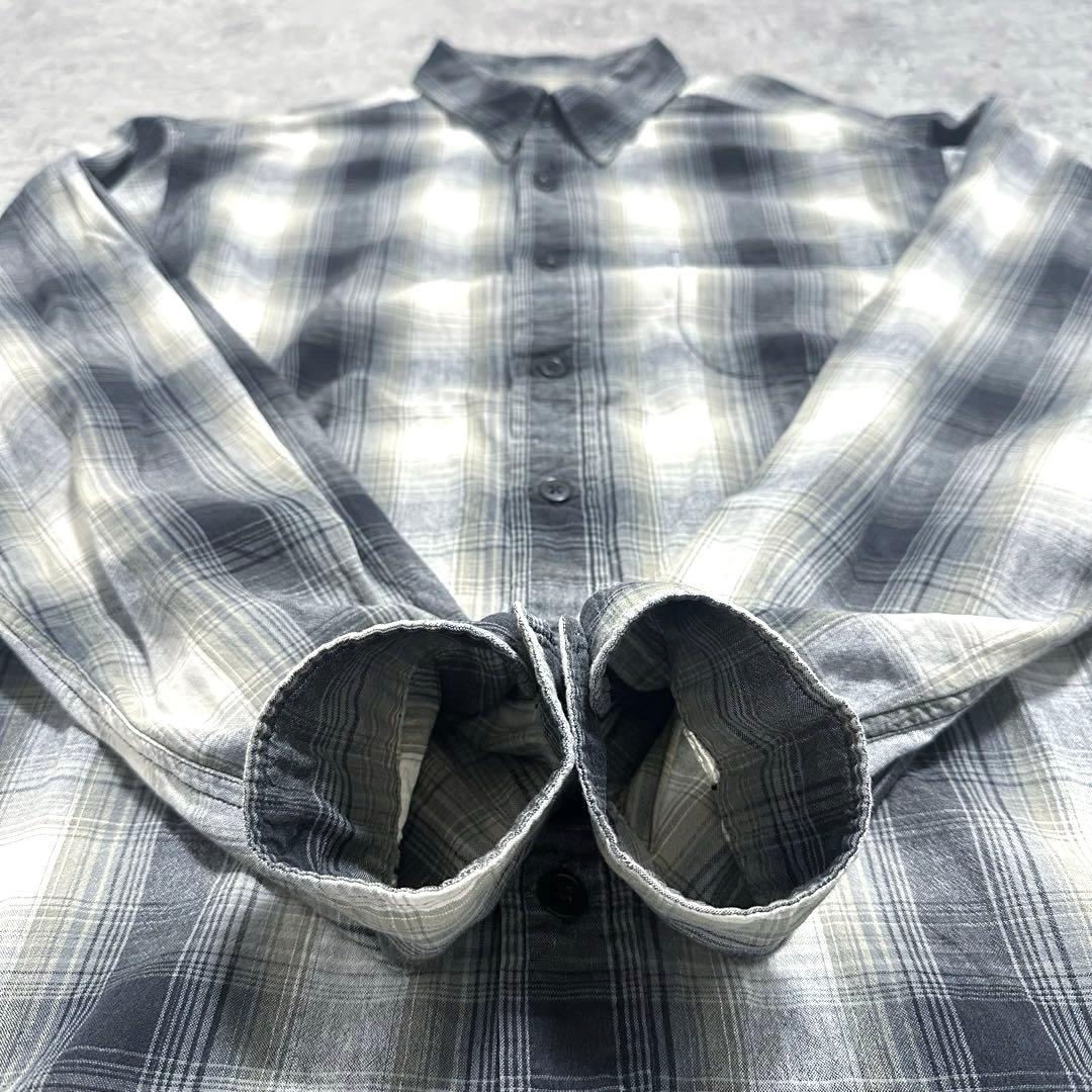 90s POLO SPORT ポロスポーツ オンブレチェックシャツ ブラック