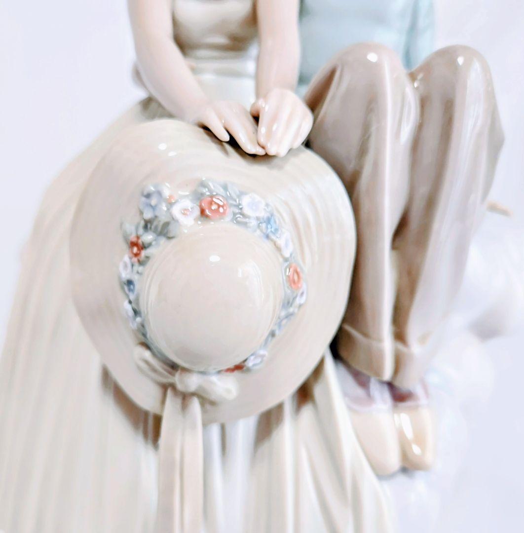 リヤドロ【希少美品】フィギュリン《ヤングラブ》《天にも昇る気持ち》No.1409