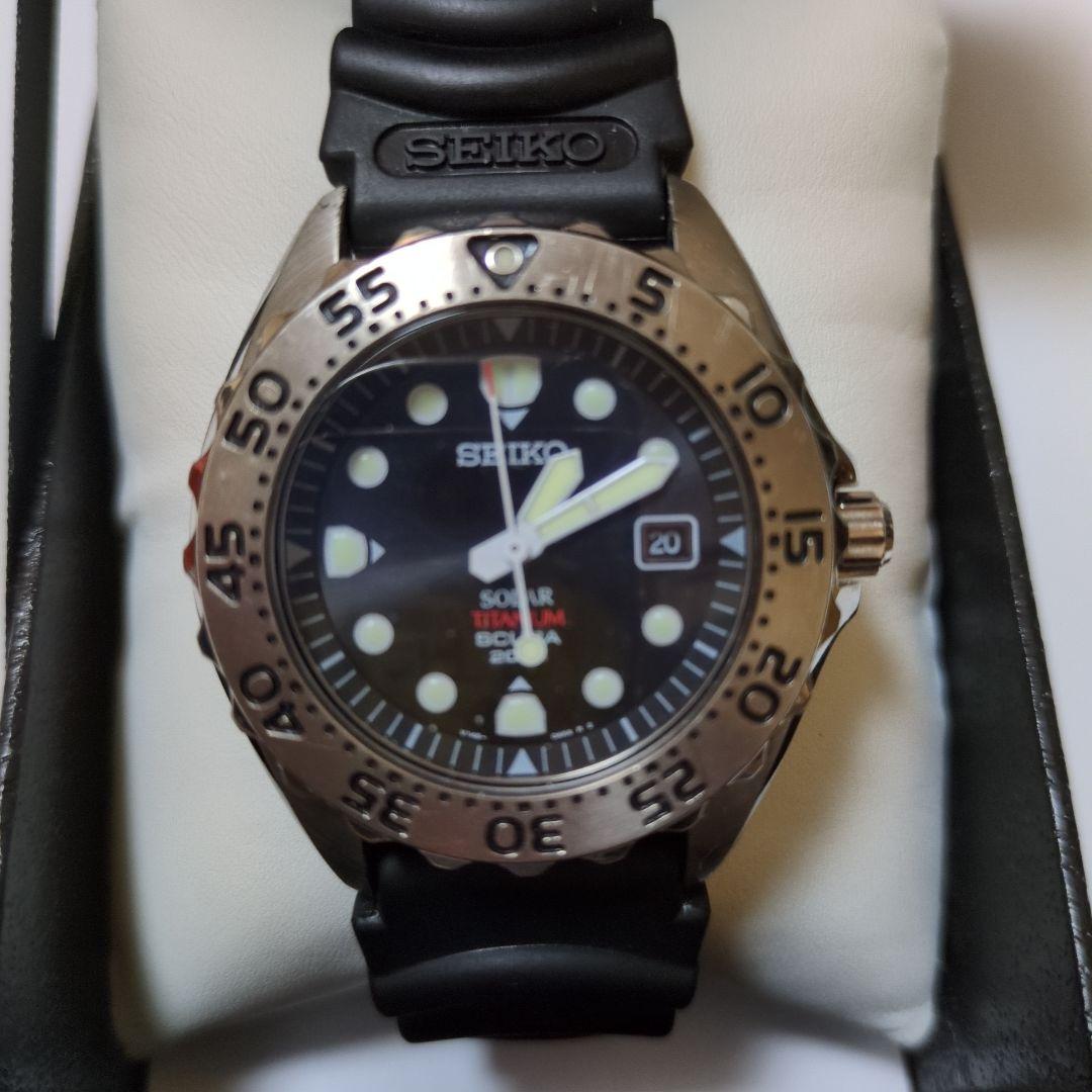 SEIKO V145-0AH0 セイコー プロスペック ダイバー チタン