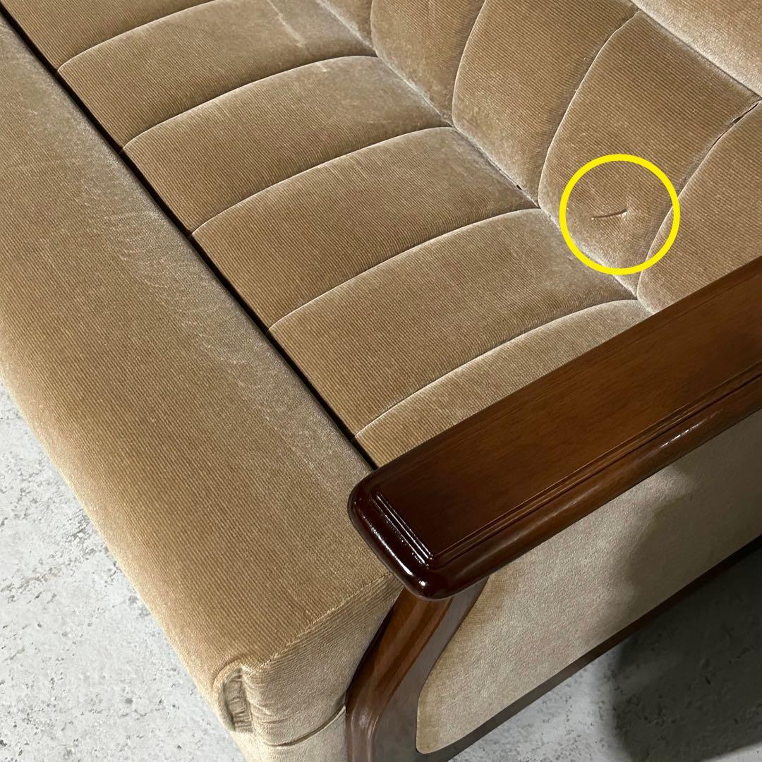 ✦70s✦maruni マルニ ミッドセンチュリー 昭和レトロ ソファー ベロア