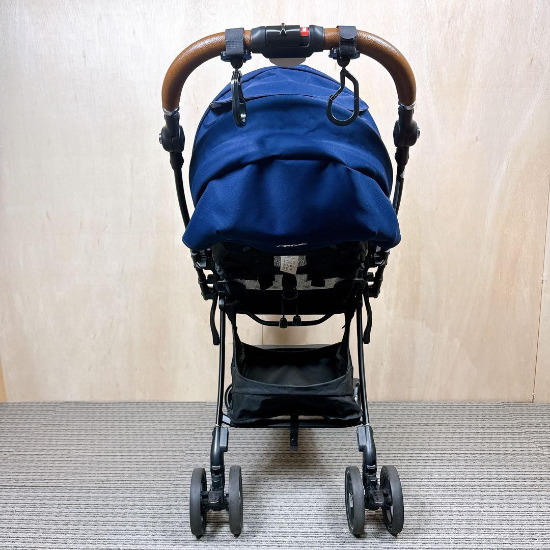 【美品】Aprica ラクーナビッテクッション　ベビーカー　レザーハンドル
