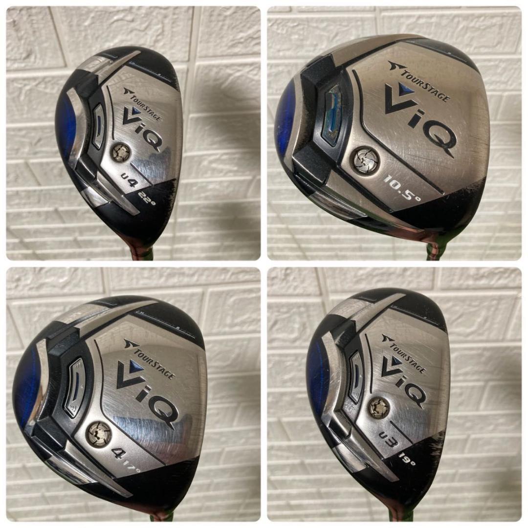 4本セット！　TOURSTAGE ViQ フェアウェイウッド メンズゴルフ