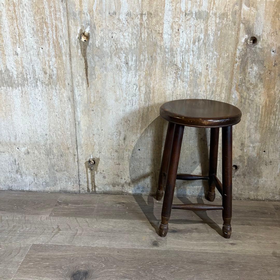 ヴィンテージ　スツール　ラウンドスツール　②