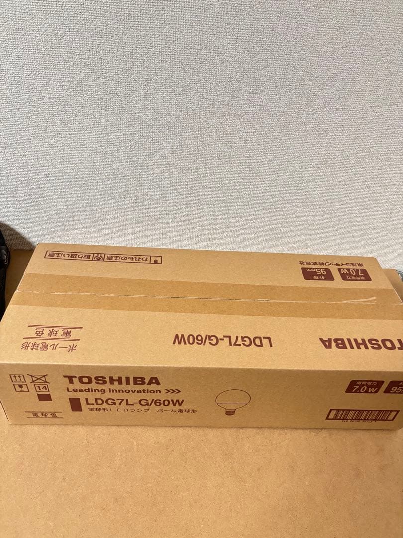 TOSHIBA LED電球 LDG7L-G/60W 3箱セット