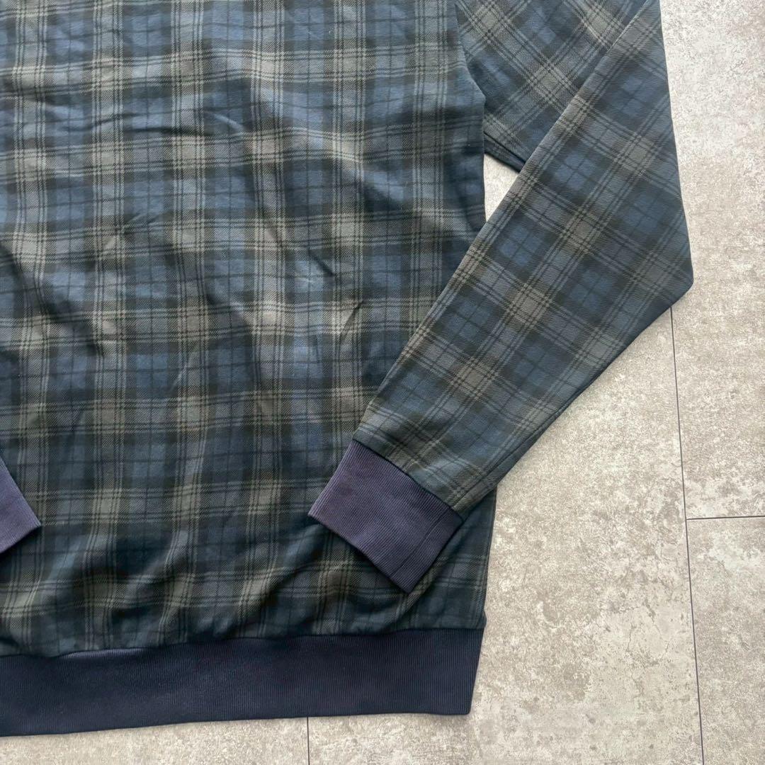 Burberry Black Label パーカー　ノバチェック　フルジップ　L