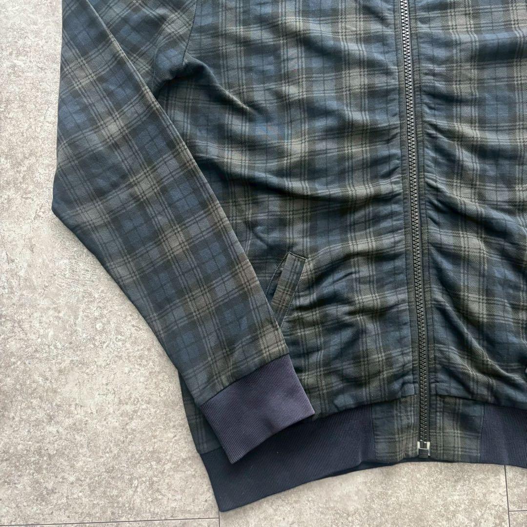 Burberry Black Label パーカー　ノバチェック　フルジップ　L