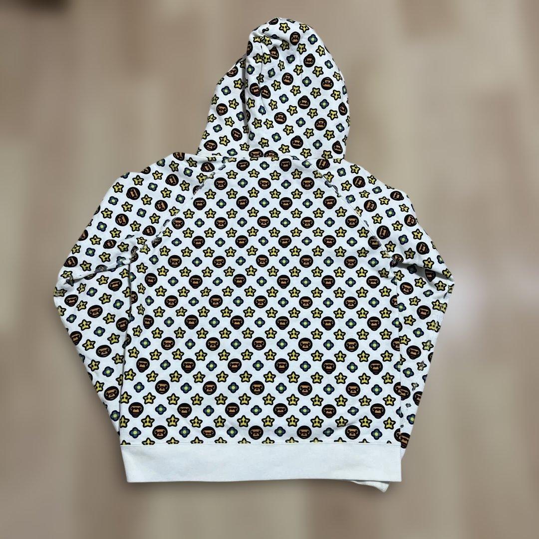 A Bathing Ape Milo Monogram パーカー　総柄