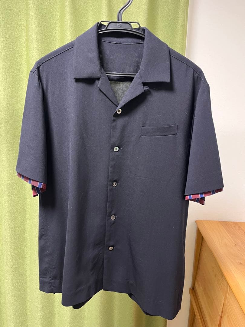 sacai 開襟シャツ 21-02458M