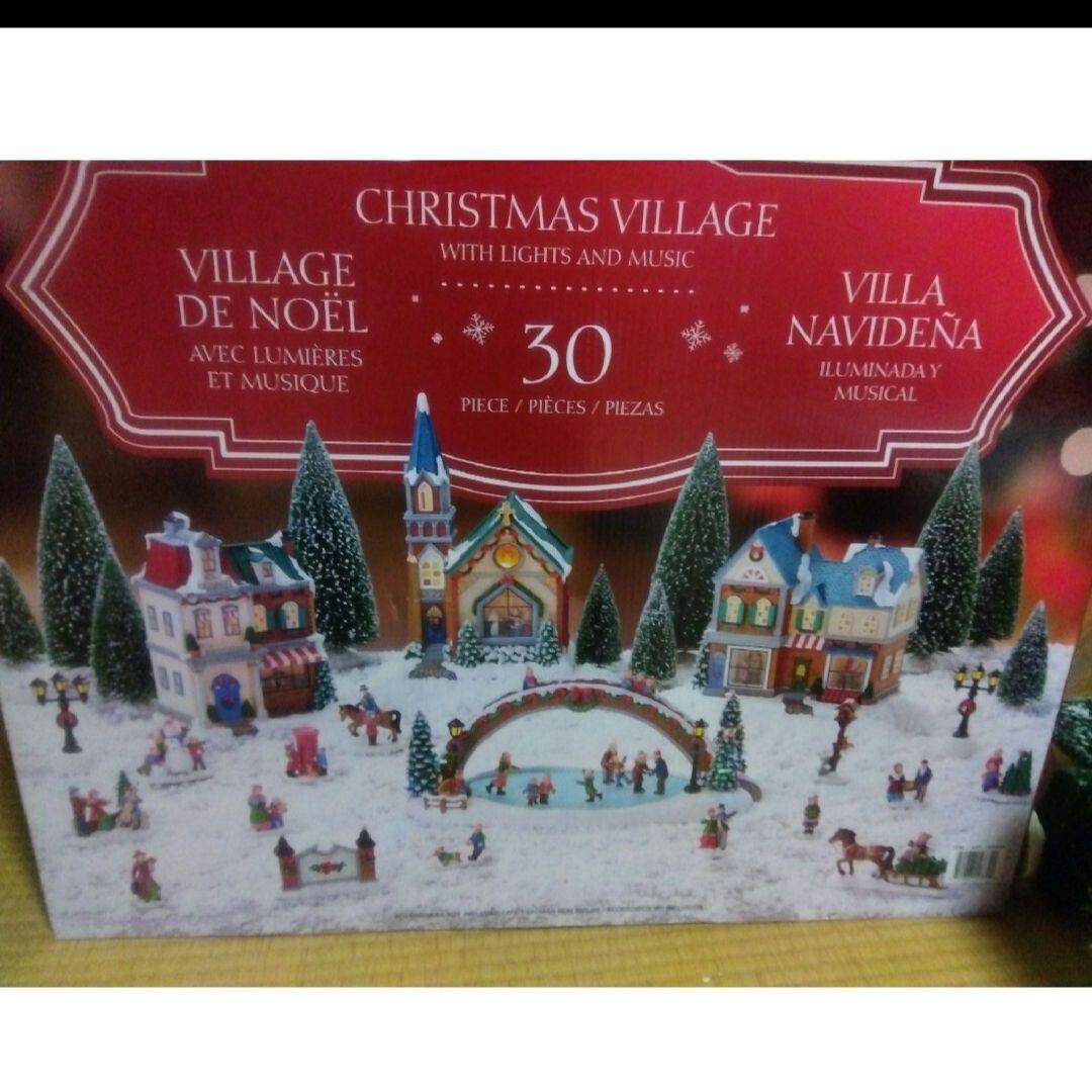 コストコ　クリスマス　ビレッジ　30ピース