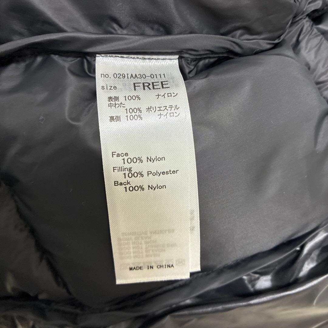 【美品】マウジー　SQUARE PADDED ジャケット　ダウン　ブラック