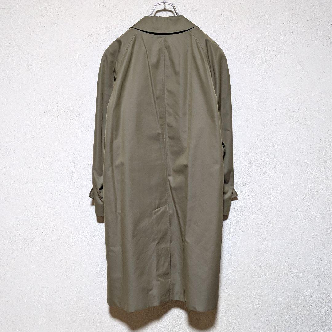 美品 英国製 90s バーバリー ステンカラーコート メンズ 玉虫 C94C