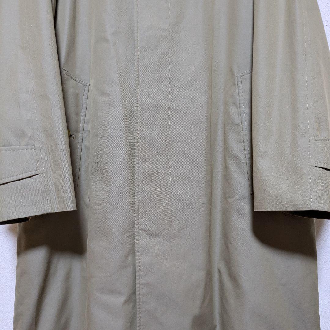 美品 英国製 90s バーバリー ステンカラーコート メンズ 玉虫 C94C