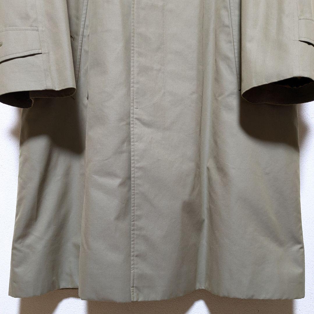 美品 英国製 90s バーバリー ステンカラーコート メンズ 玉虫 C94C