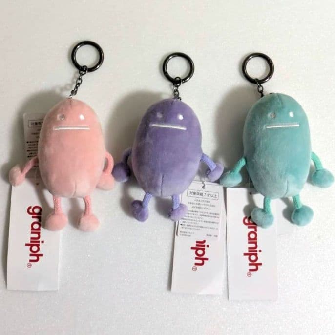 札幌グラニフ ビューティフルシャドー パステル ミニチャーム 3個セット