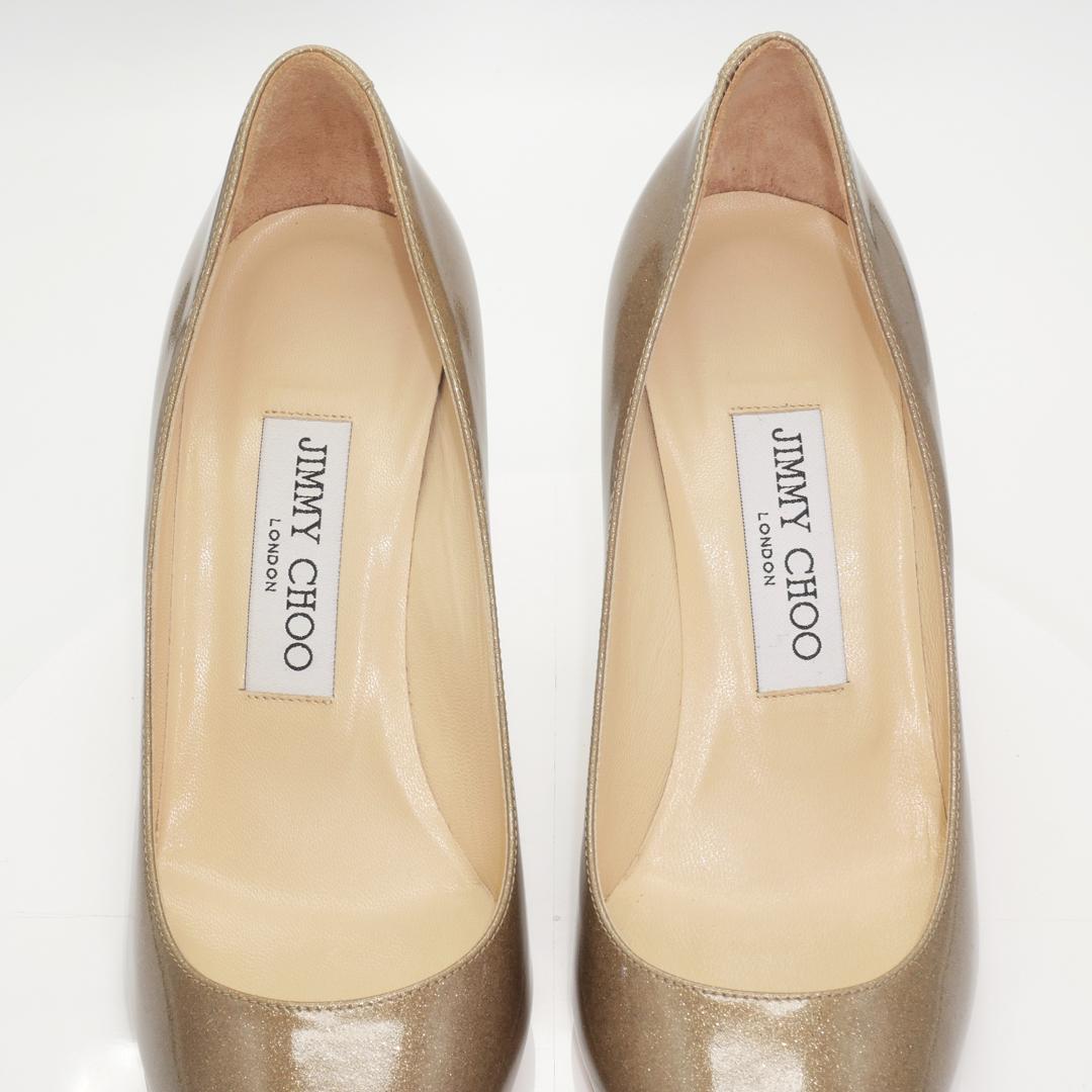 35.5　JIMMY CHOO　ジミーチュウ　ラメ　ゴールド　保存袋