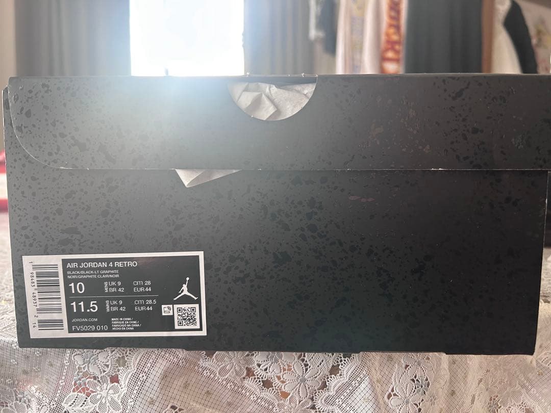 AIR JORDAN4 RETRO ブラックキャット 28cm 2025