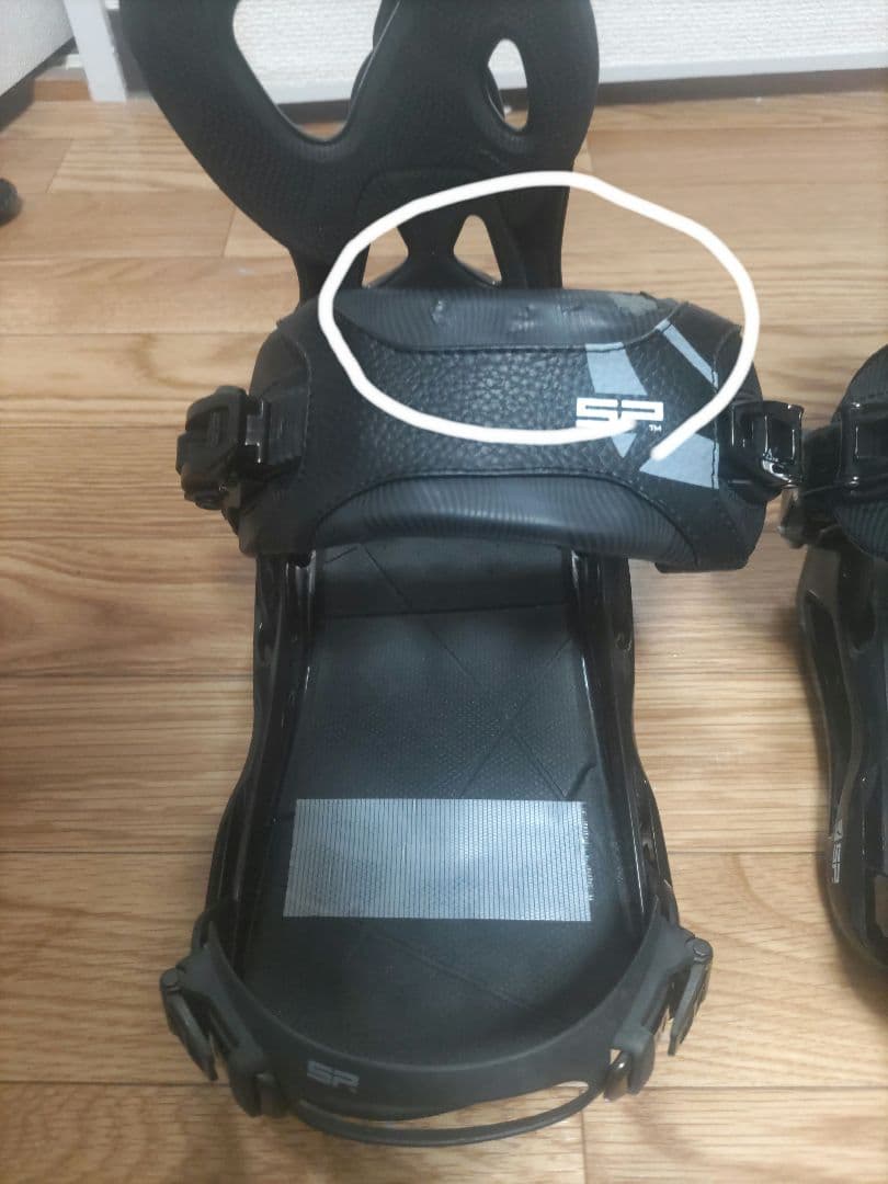 SP スノーボードビンディング ブラック