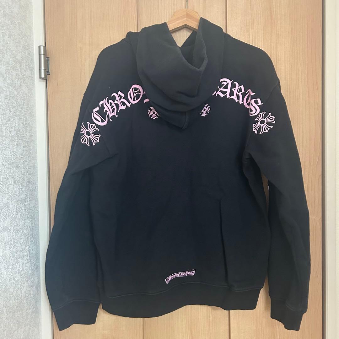 クロムハーツ マッティボーイ ピンク フローラルクロス パーカー