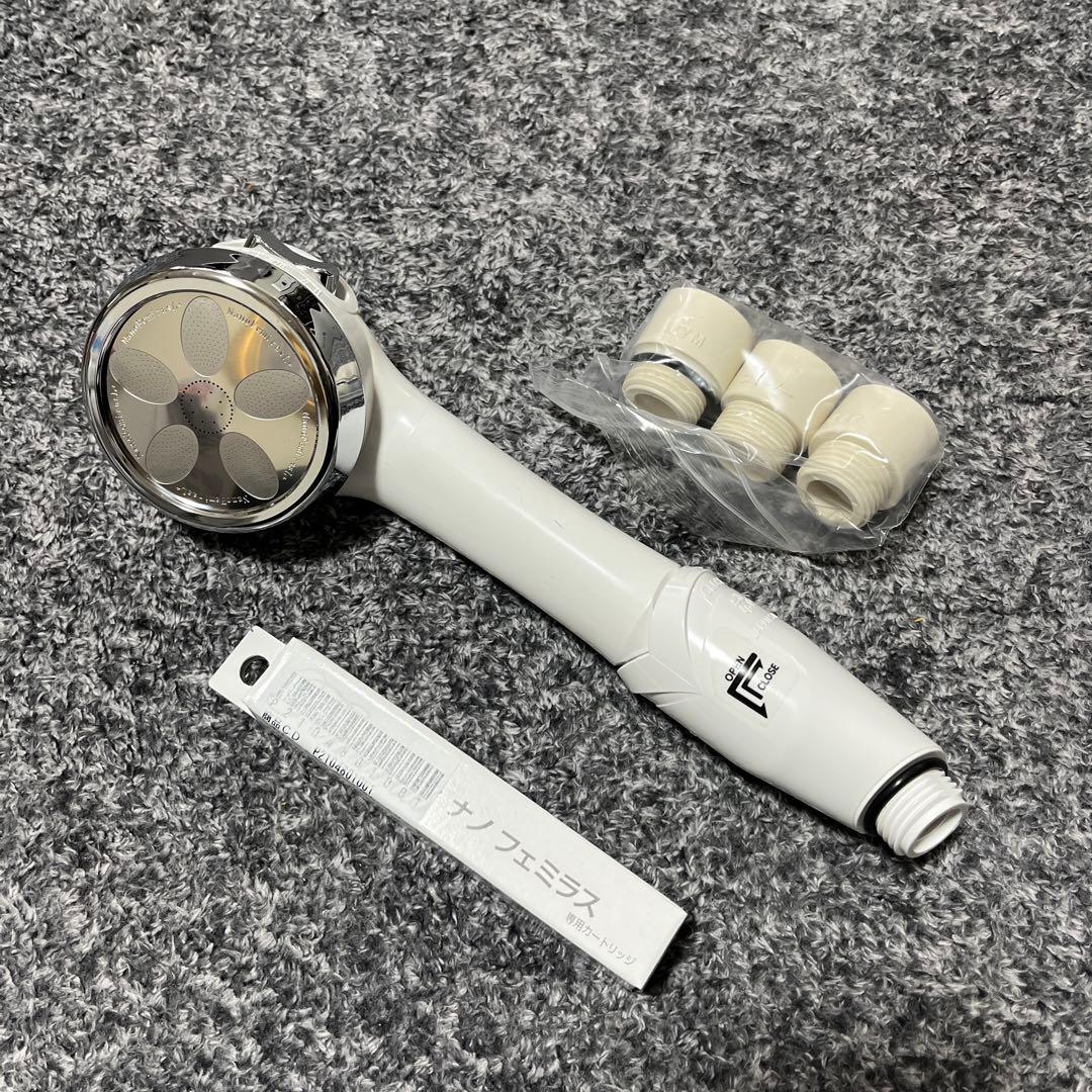 【期間限定セール】ナノフェミラス・ライトプラス　シャワーヘッド ホワイト