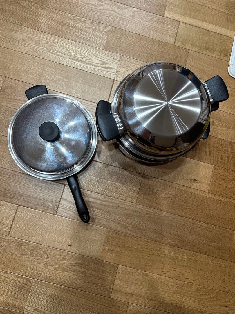 アムウェイ　鍋・フライパンセット ステンレス製