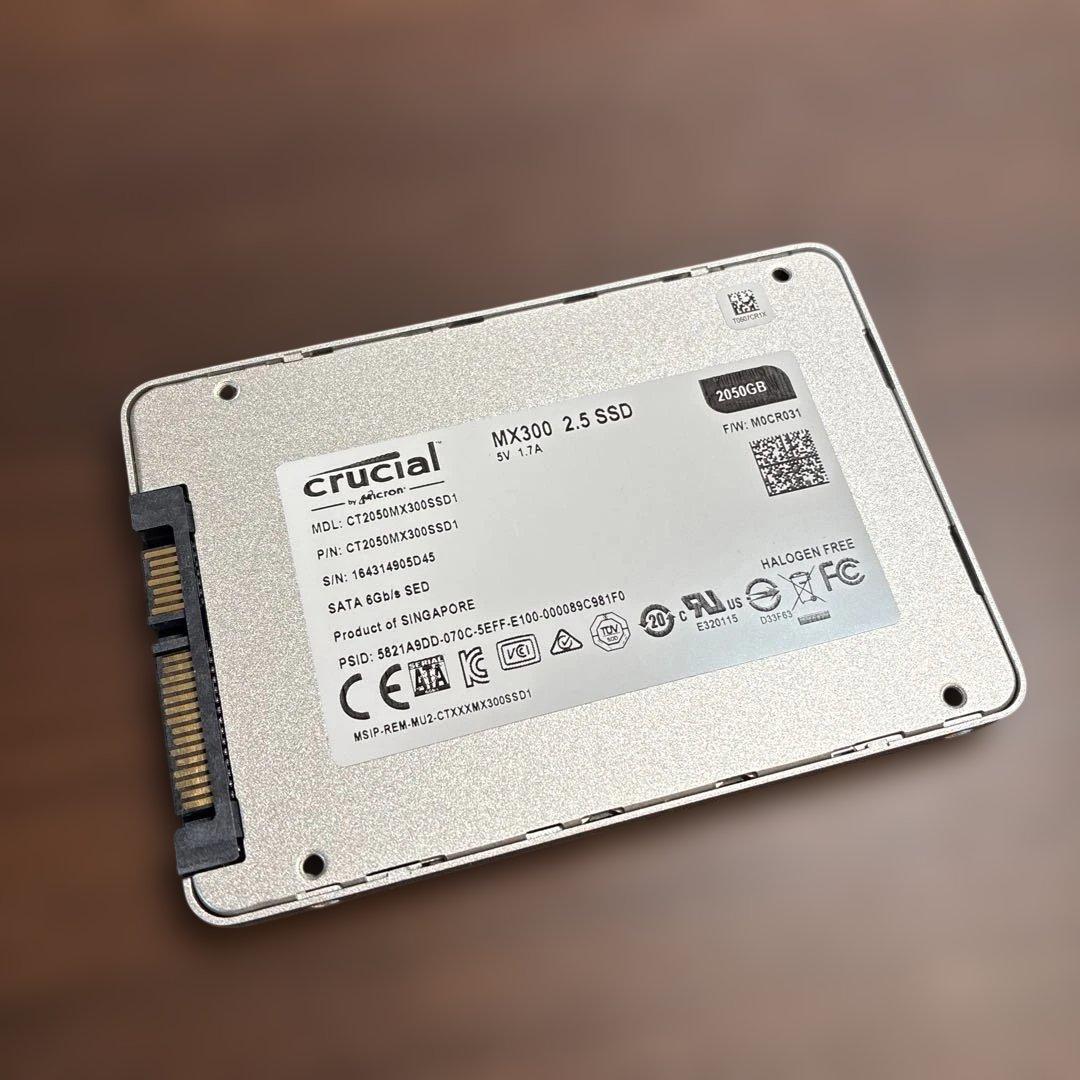 2TB 2050GB Crucial MX300 2.5 SSD ③