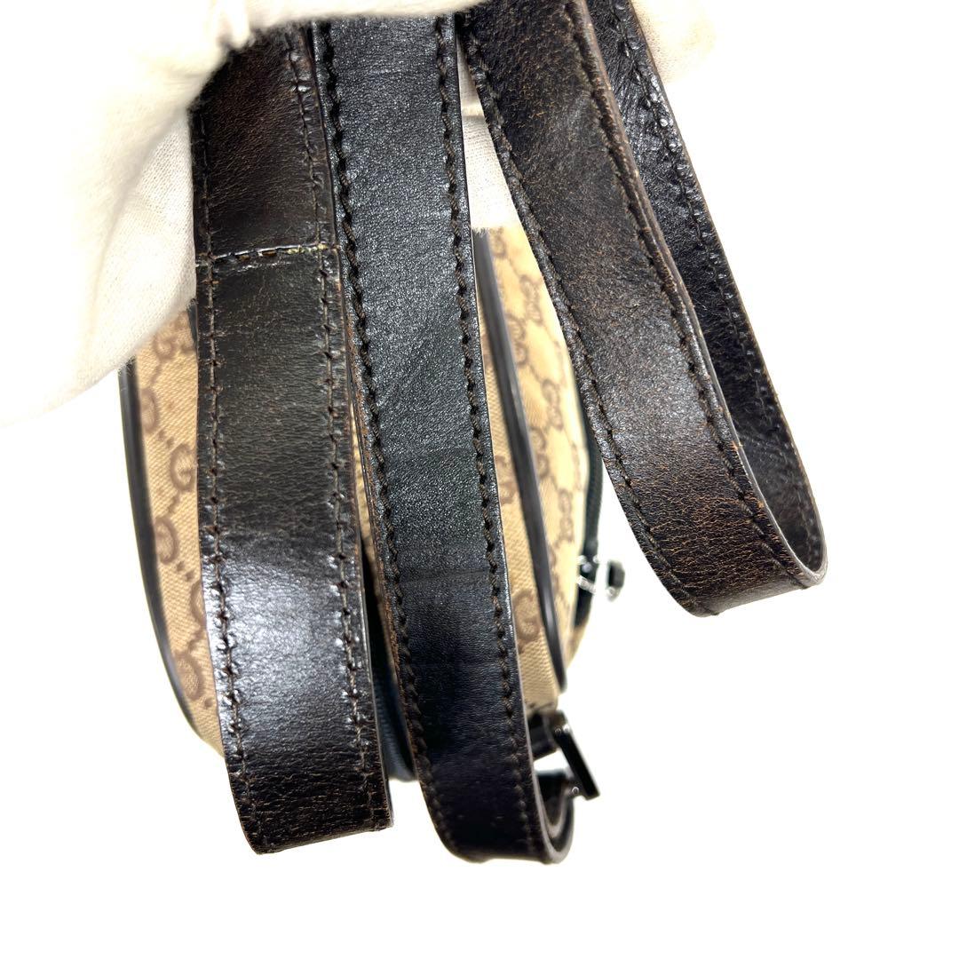 【美品】グッチ ショルダーバッグ GG キャンバス ボックス