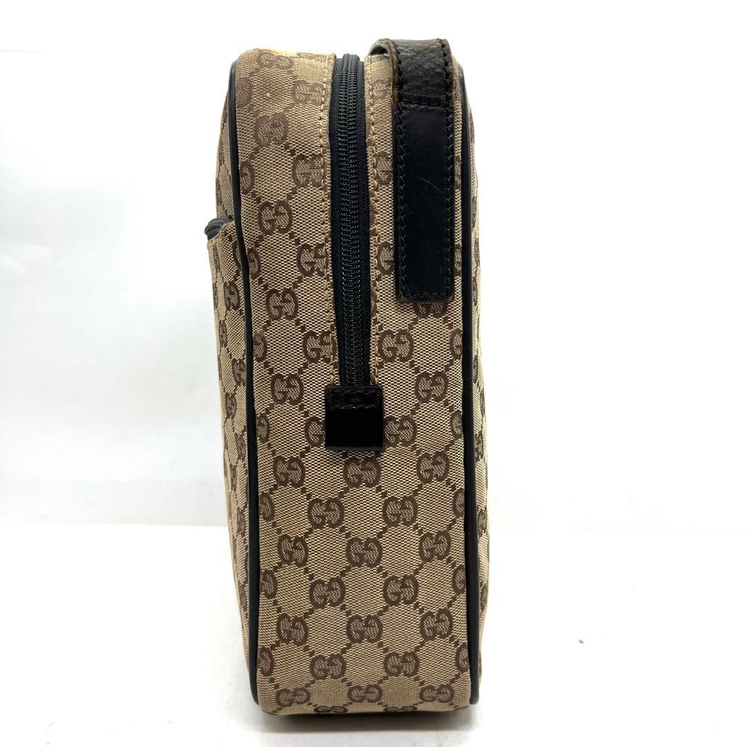 【美品】グッチ ショルダーバッグ GG キャンバス ボックス