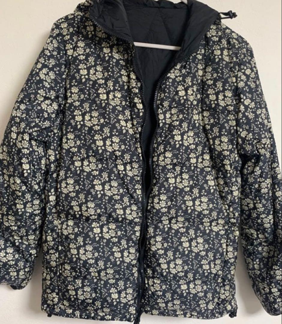 最終　ハグオーワー　モンロコラボ　リバティプリント ダウンジャケット