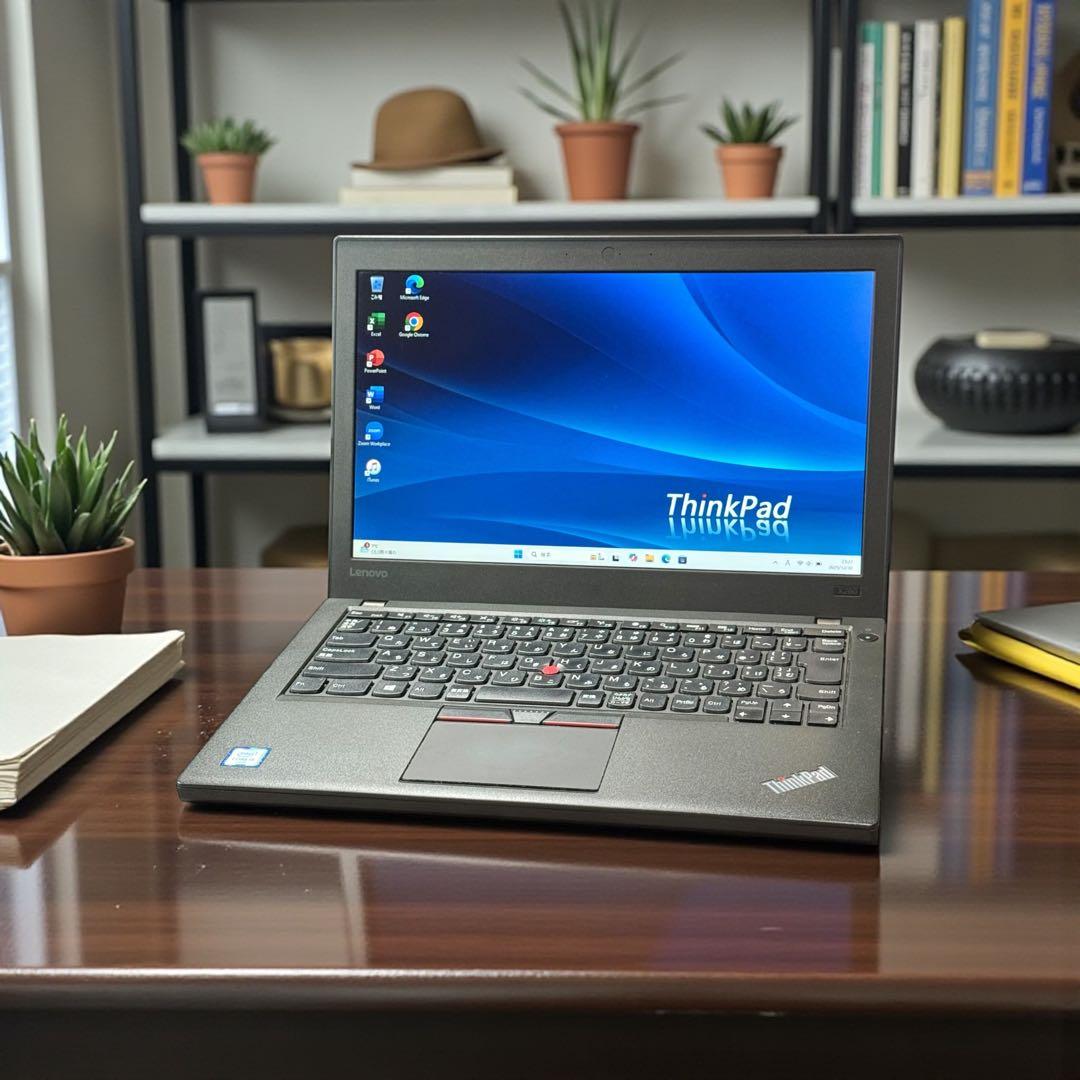 ThinkPad X260 Core i5 小型軽量 新品SSD Wバッテリー