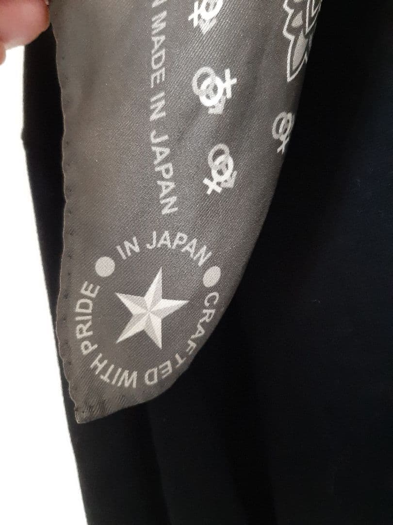 美品マスターマインド BANDANA シルクバンダナ長袖Tシャツ TEE
