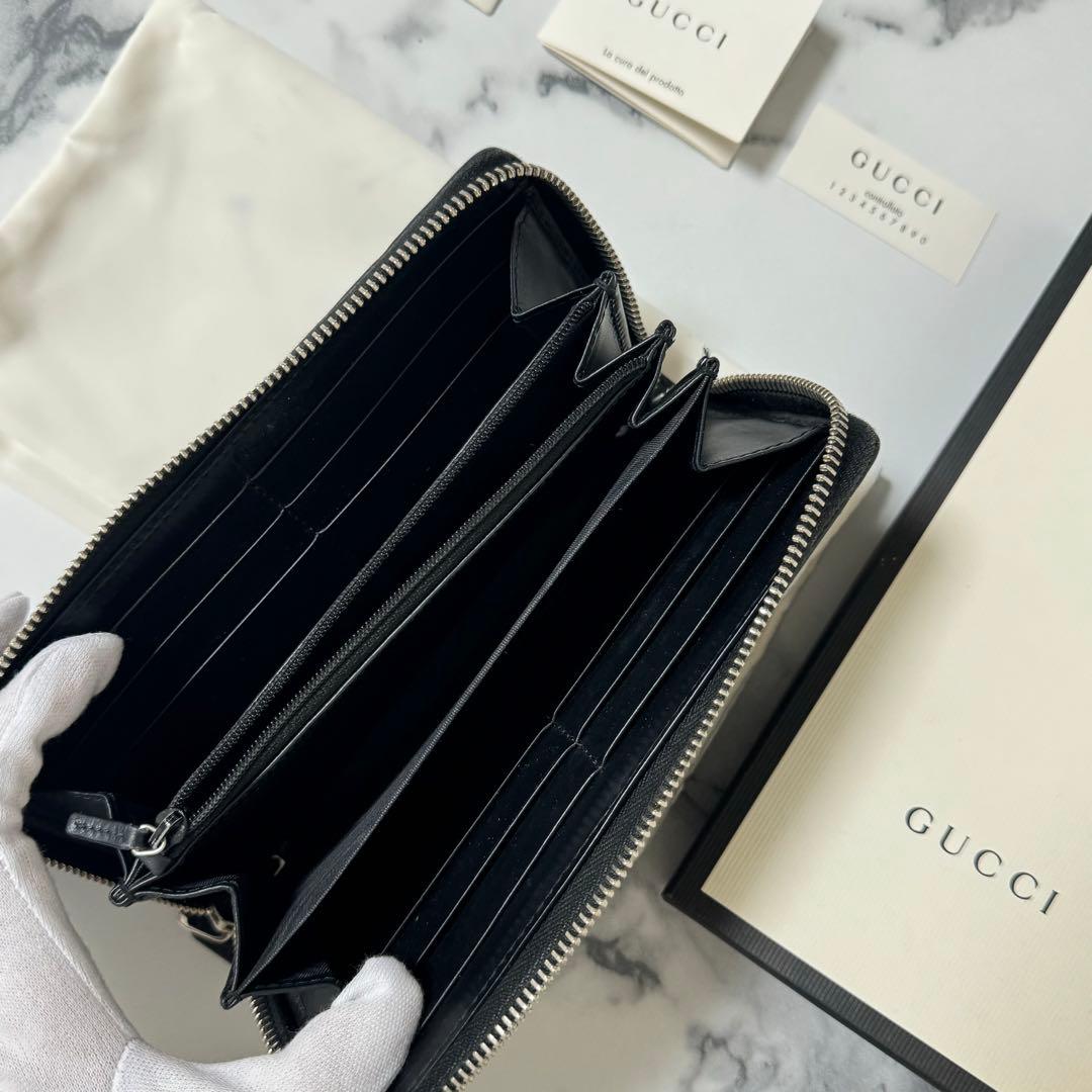GUCCI GGパターン 長財布 ブラック
