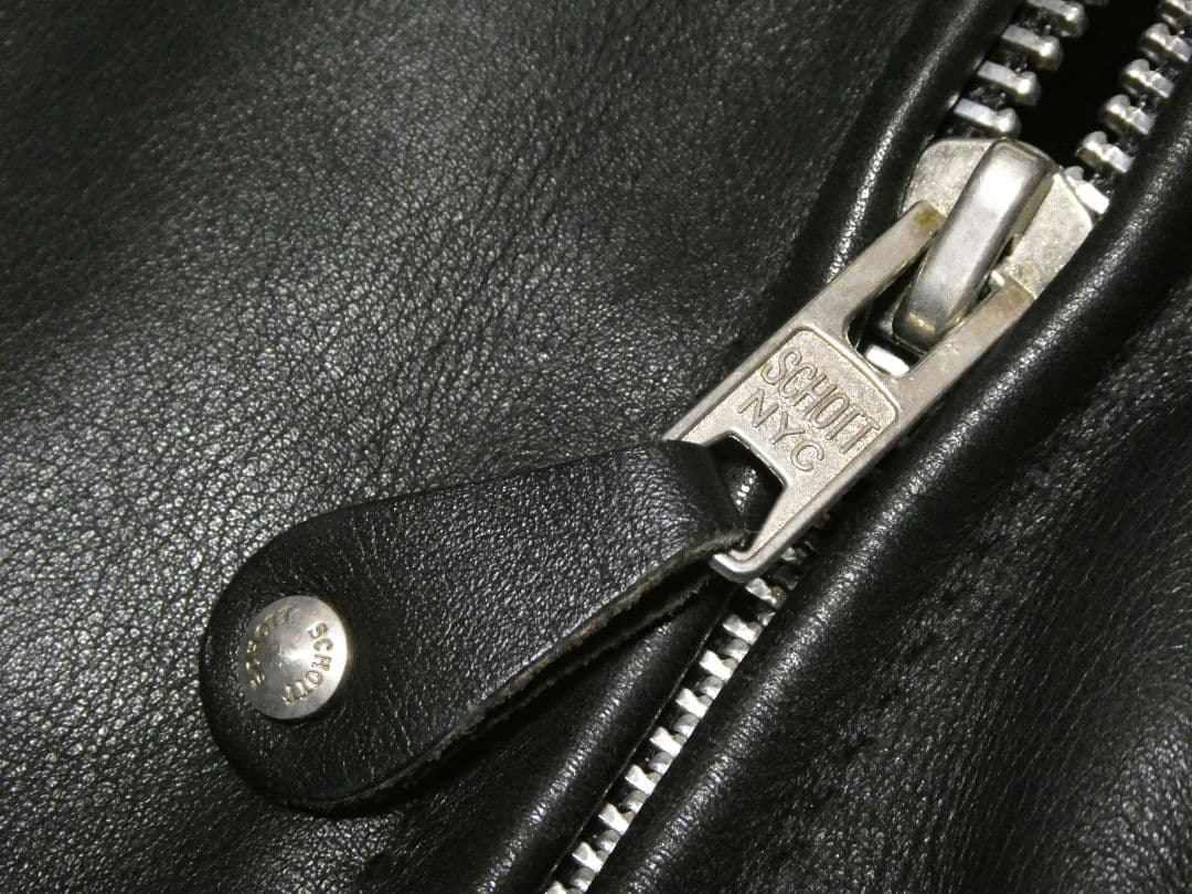 レア品番643！リサイズモデル！ライナー付き完品！ショット襟付シングルライダース