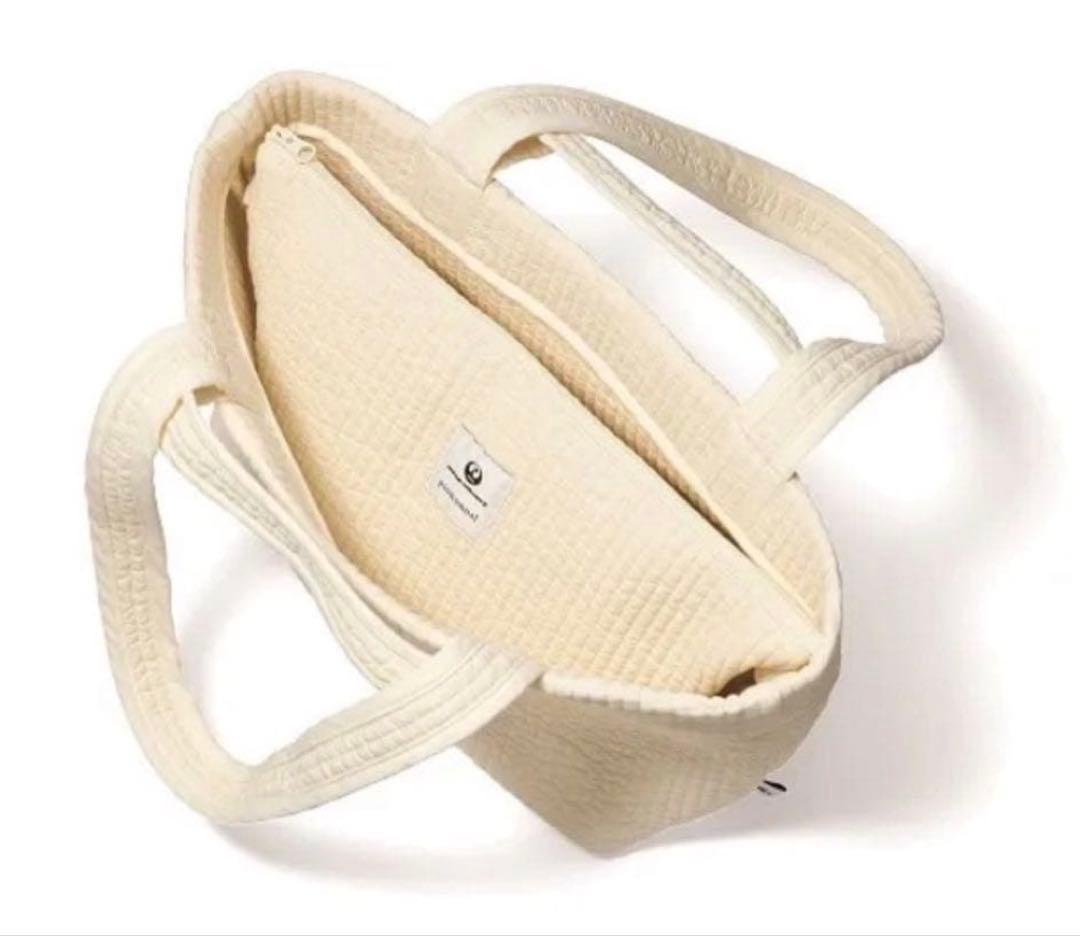 【サファイア】ピオヌンナル×JAL トートバッグ　ヴィクトリア　底板付き