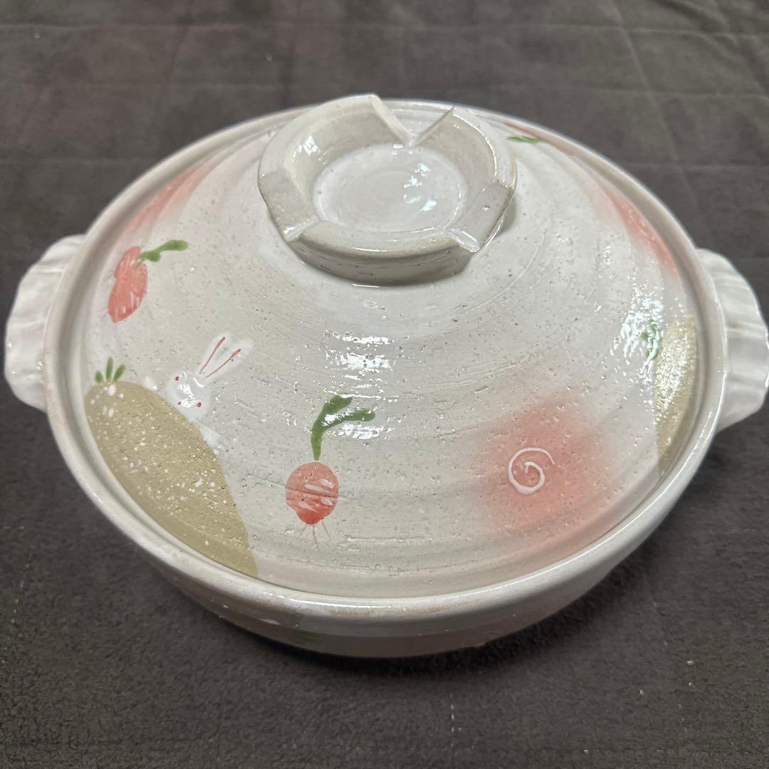 イラスト付き土鍋