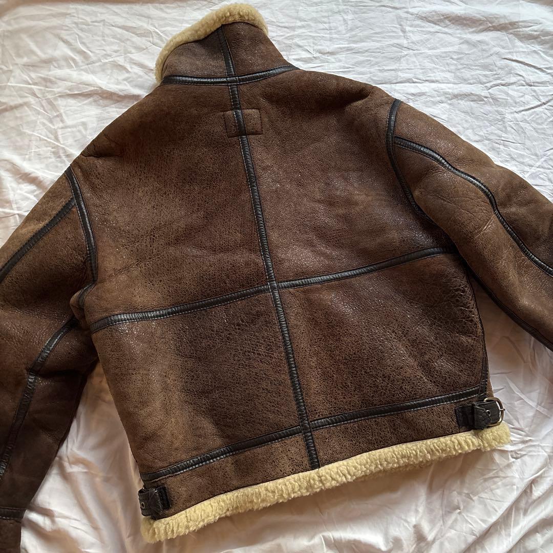 【90s】B-3 ムートン フライトジャケット ボンバージャケット 本革