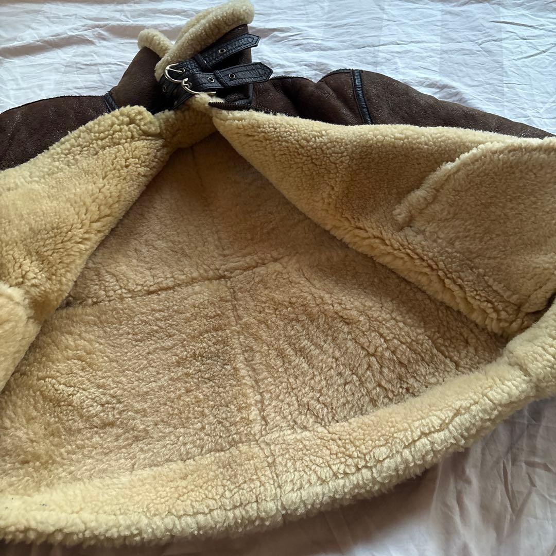 【90s】B-3 ムートン フライトジャケット ボンバージャケット 本革