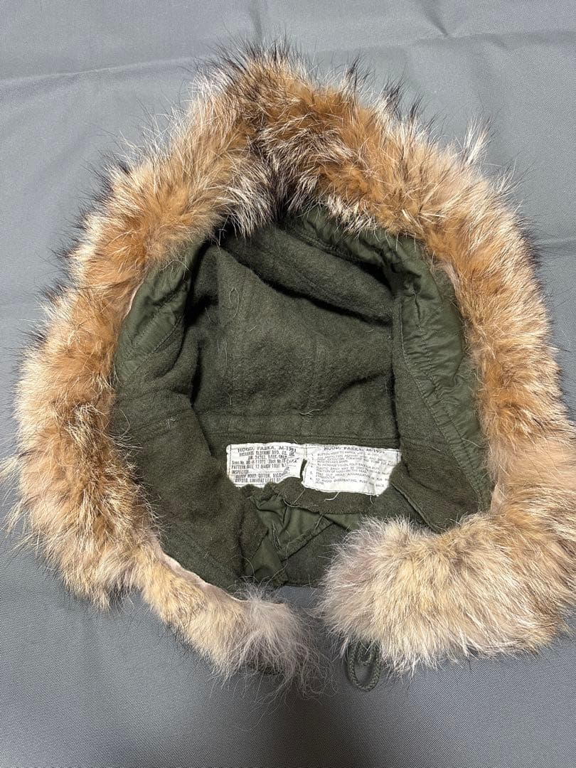 M-51 モッズコート用フード　ワイヤー不具合