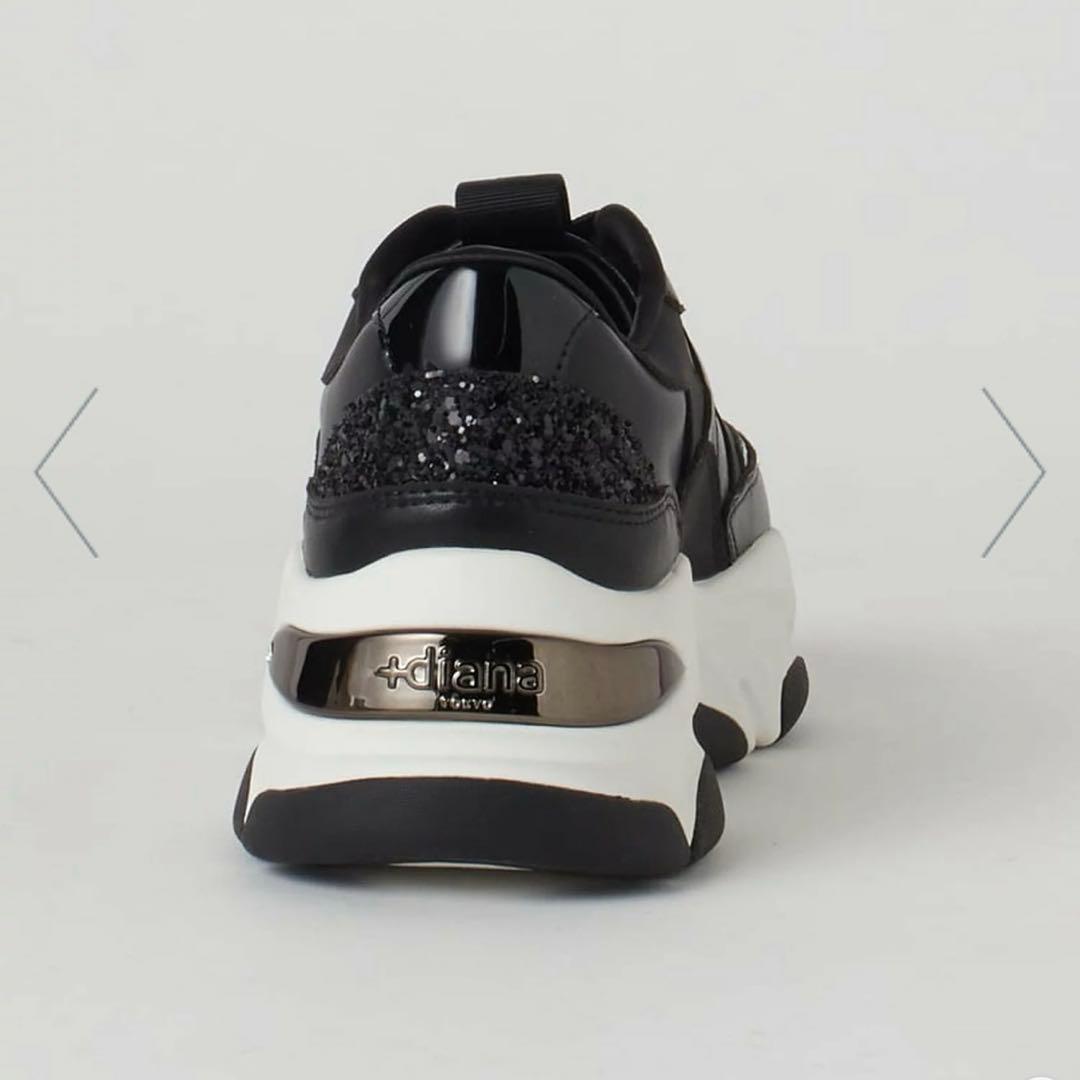 +diana 【軽量】厚底ダッドスニーカー プラスダイアナ 23.5