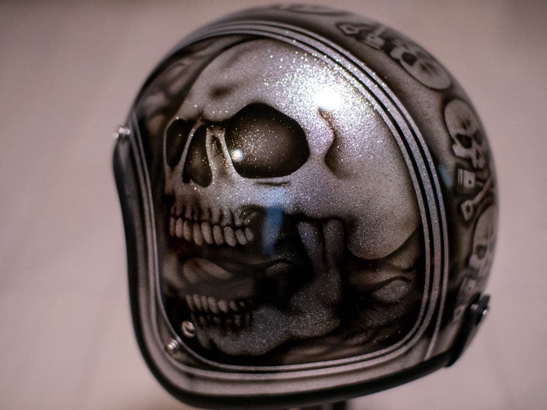 新品未使用　スモール　ジェット　ヘルメット ラメドクロ