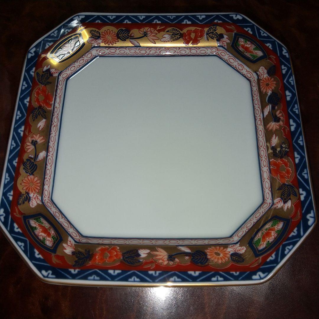 其泉窯 極錦金彩八画銘々皿揃 古伊万里