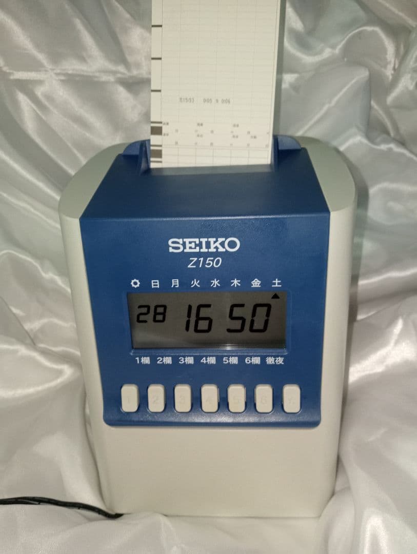 即日出荷 SEIKO タイムレコーダー ☆送料無料★ 動作.印字OKの美品★