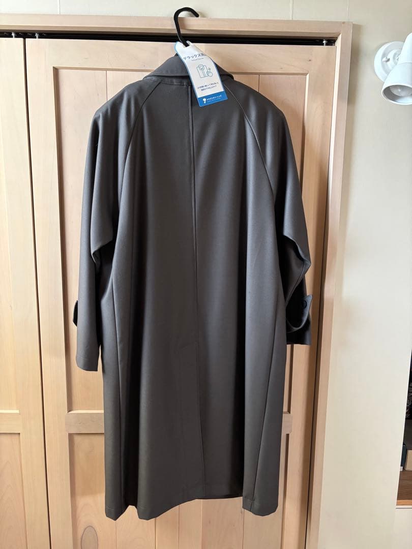 新見本工場　3日で1反コート　メリノウール サイレントグレーサイズ2 尾州