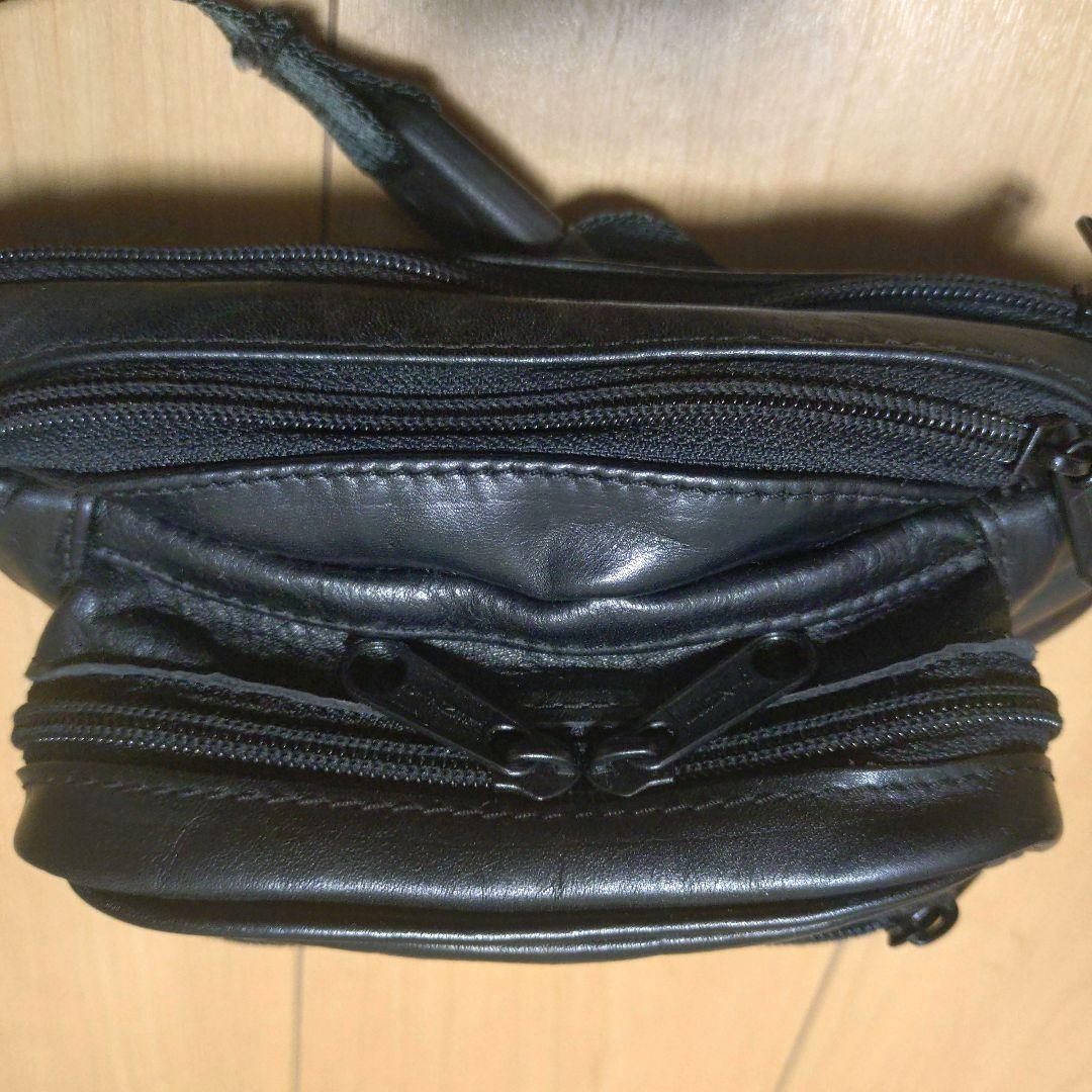 はやと バンソン レザー ボディーバッグ ウエストバッグ