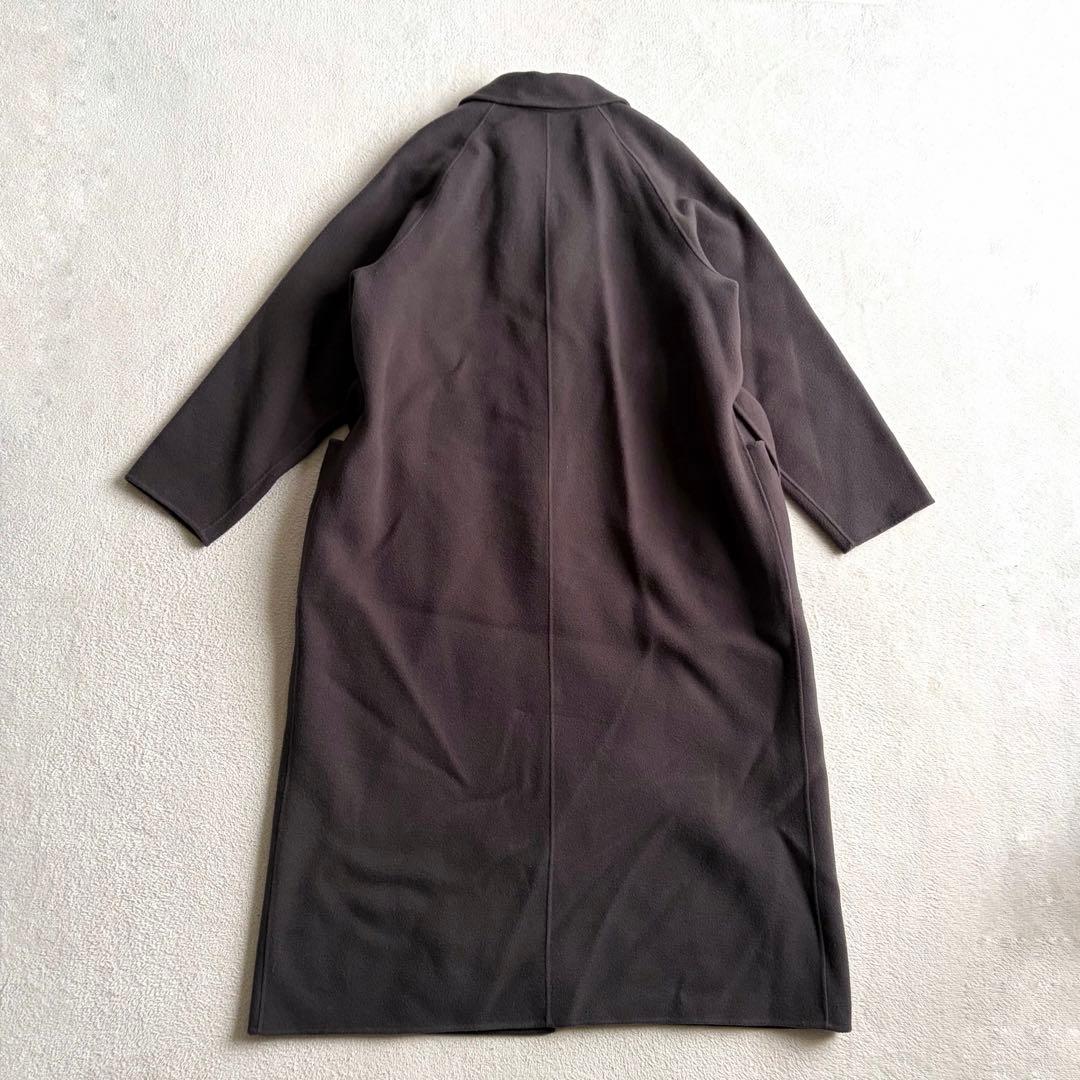 hanaSOEJU ソージュ ウールリバーローブコート チャコールグレー