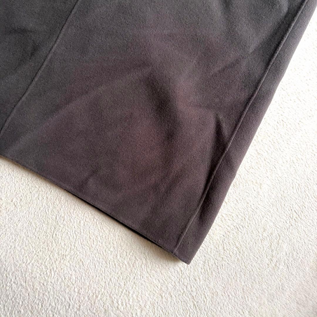 hanaSOEJU ソージュ ウールリバーローブコート チャコールグレー