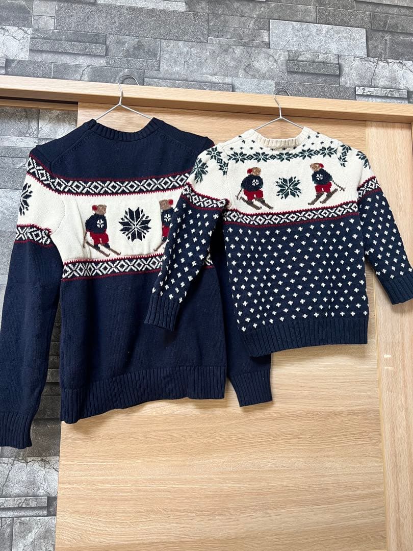 親子コーデ♡ラルフローレン♡ ポロベアセーター