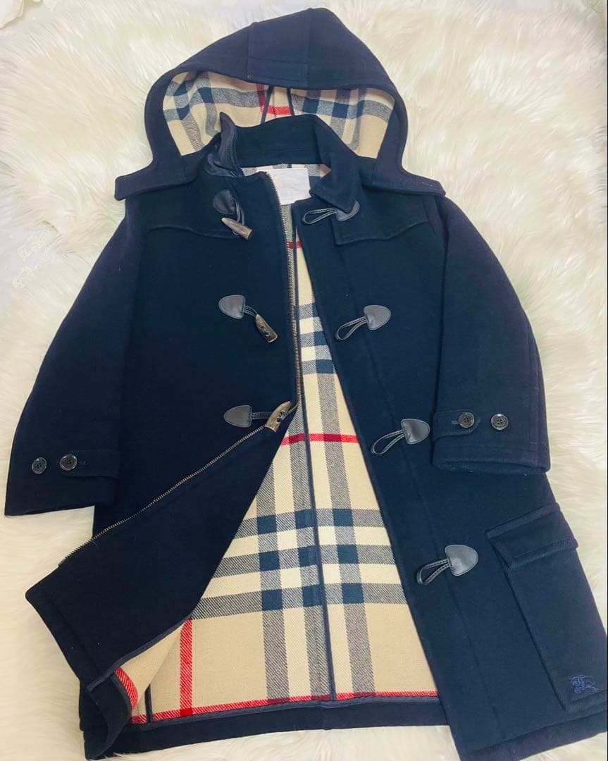 【希少】BURBERRY 2WAYダッフルコート ギガチェック S相当